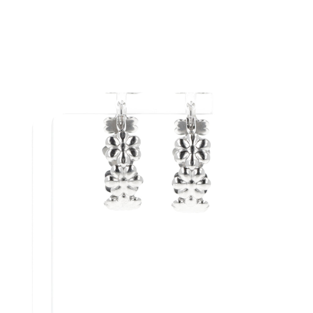 Oopsie Daisy Hoop Earrings - Sour Cherry
