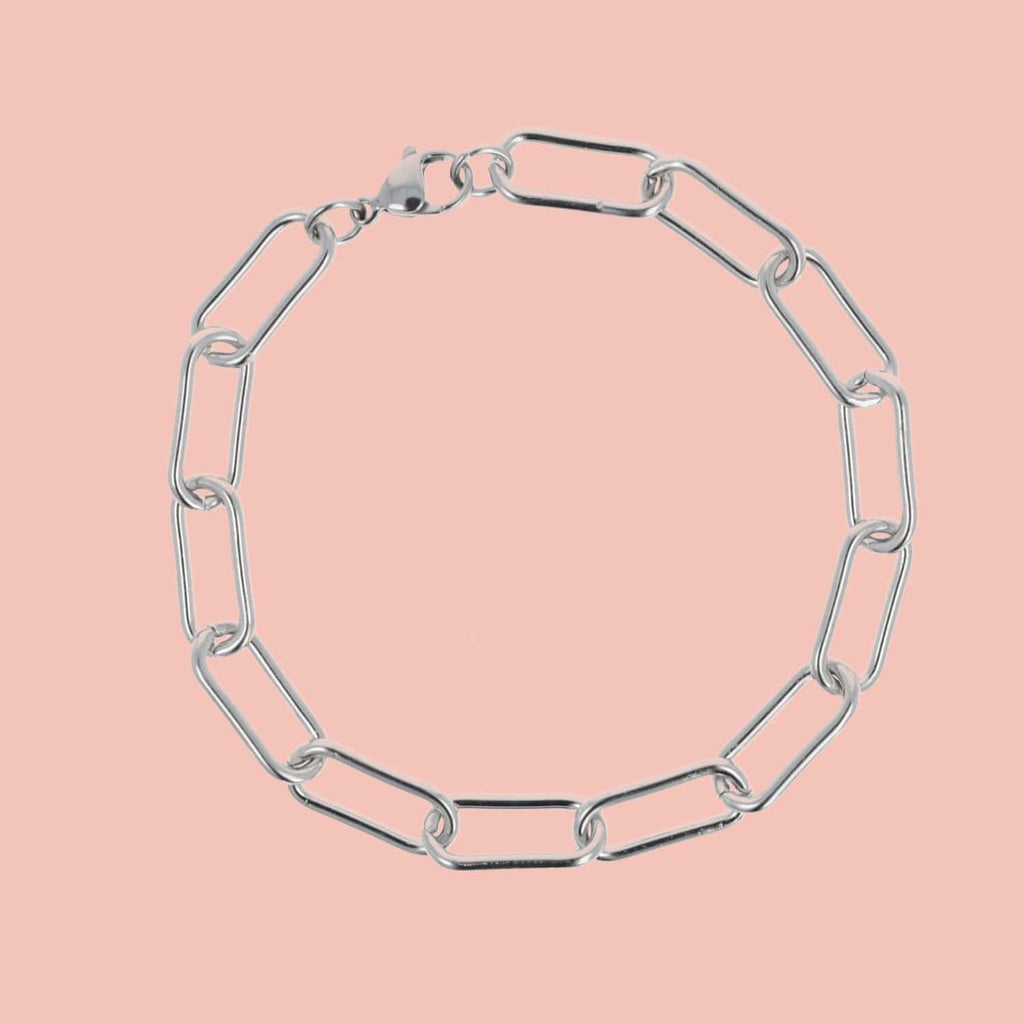 Oval Chain Bracelet - Sour Cherry