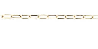 Oval Link Chain (Gold Plated) 18 INCH/45CM