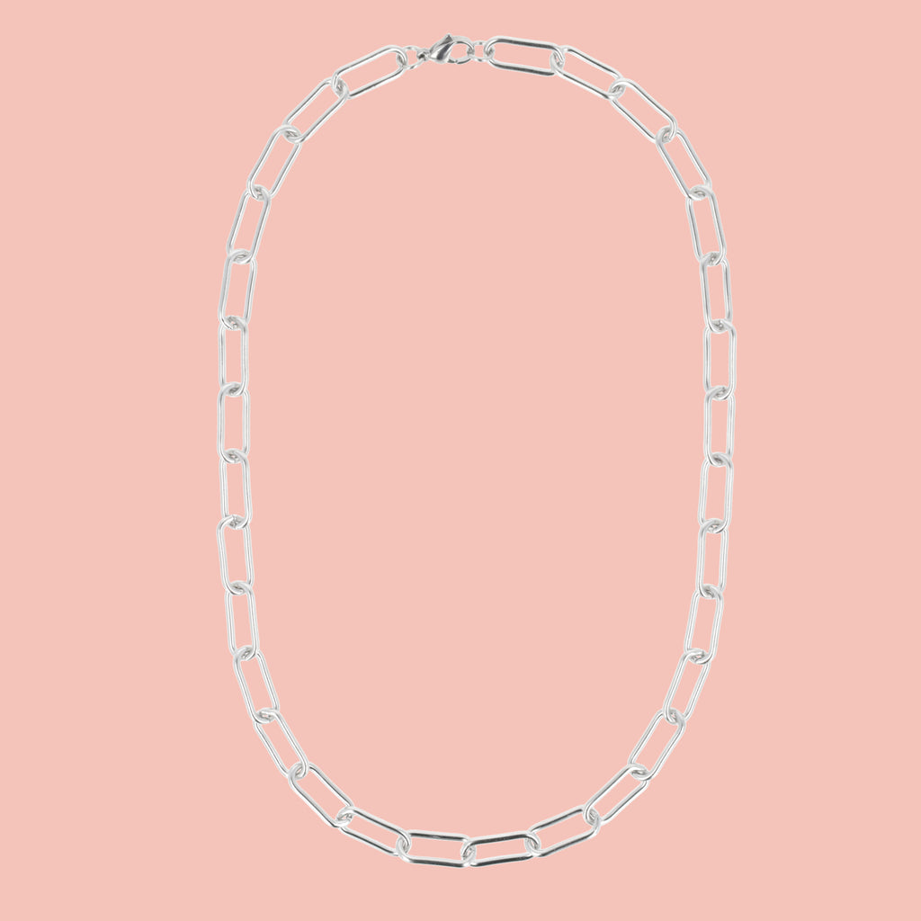 Oval Link Chain Necklace - Sour Cherry