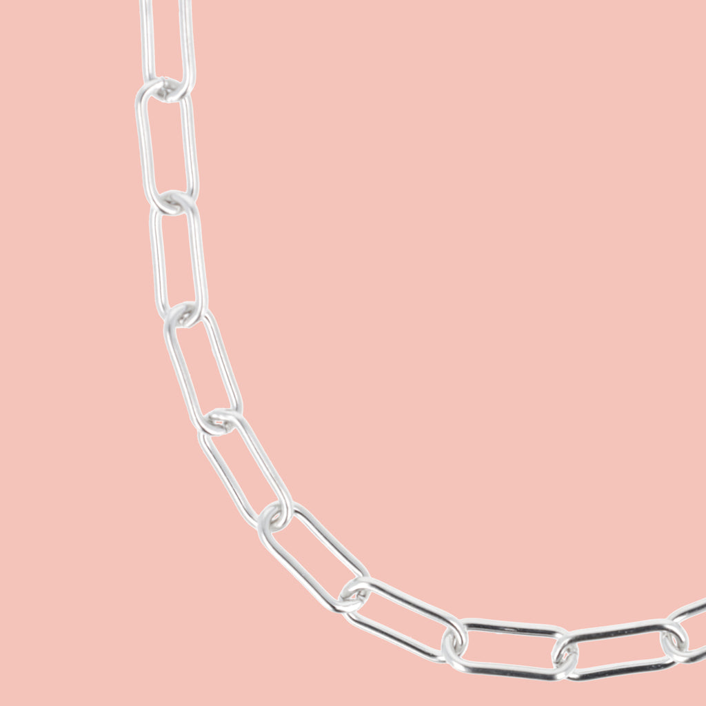 Oval Link Chain Necklace - Sour Cherry