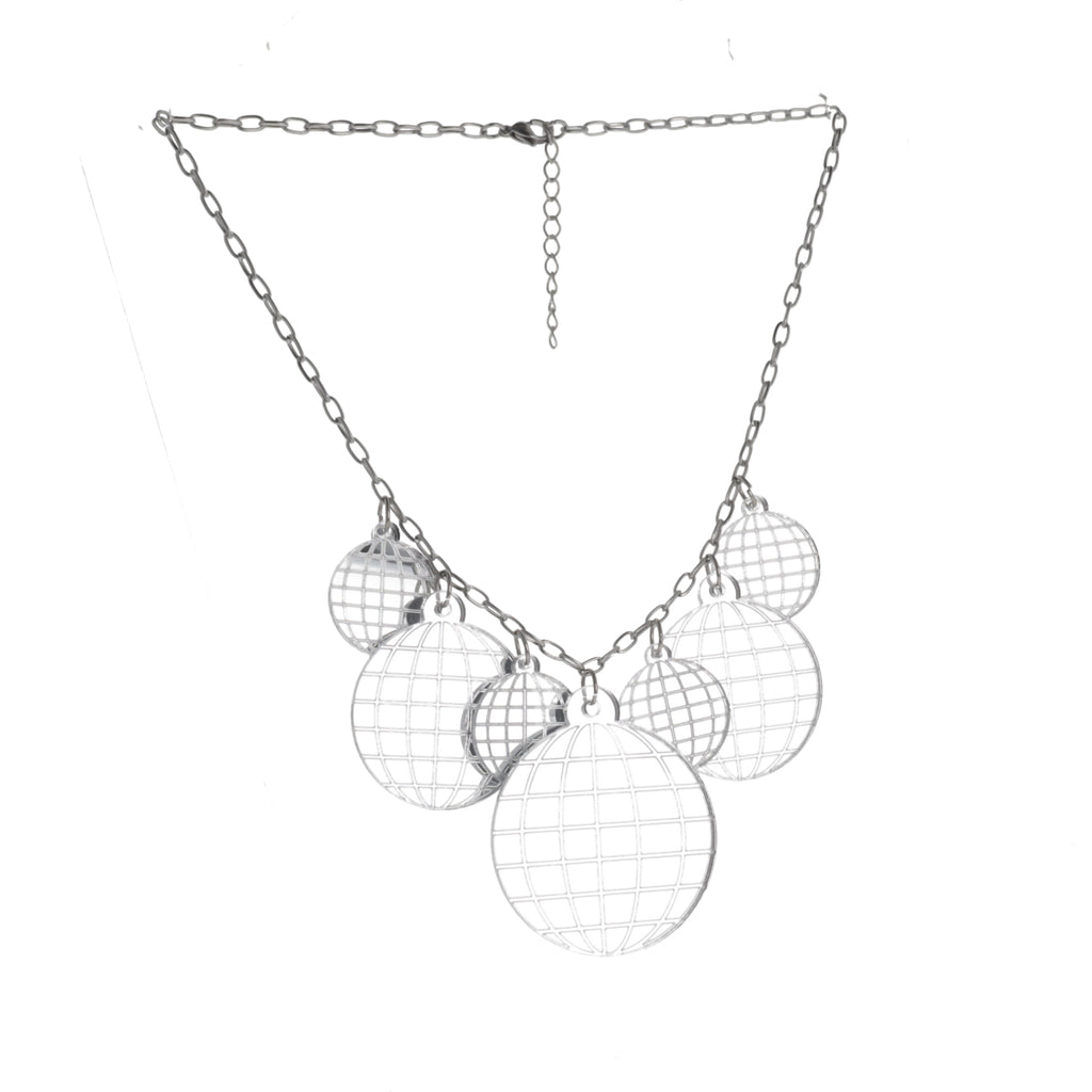 Party Like It's 1999 Disco Necklace - Sour Cherry