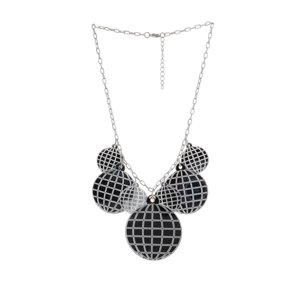 Party Like It's 1999 Disco Necklace - Sour Cherry