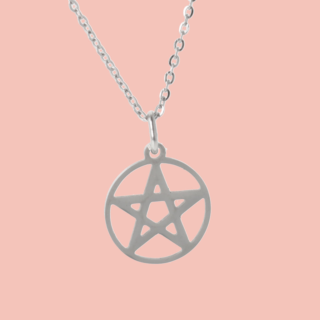 Pentagram Necklace - Sour Cherry