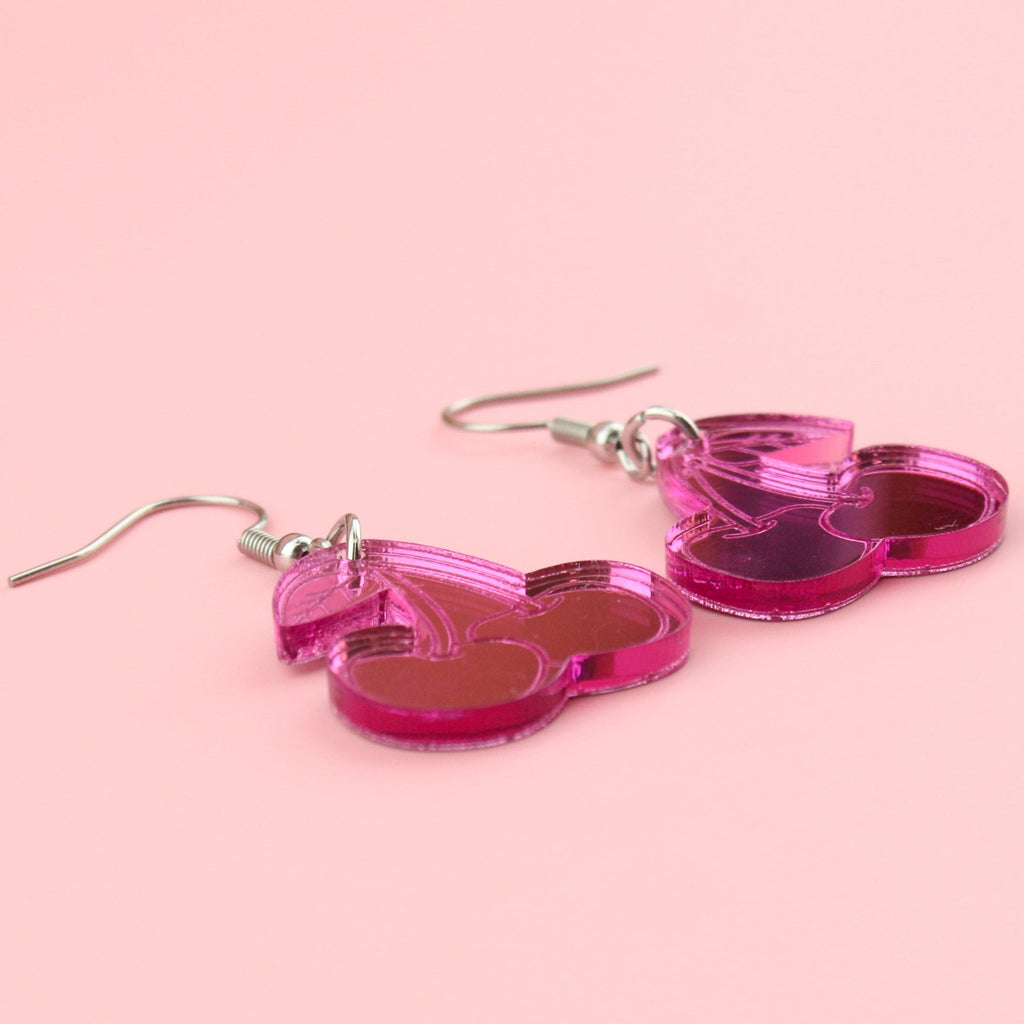 Pink Cherry Dream Earrings - Sour Cherry