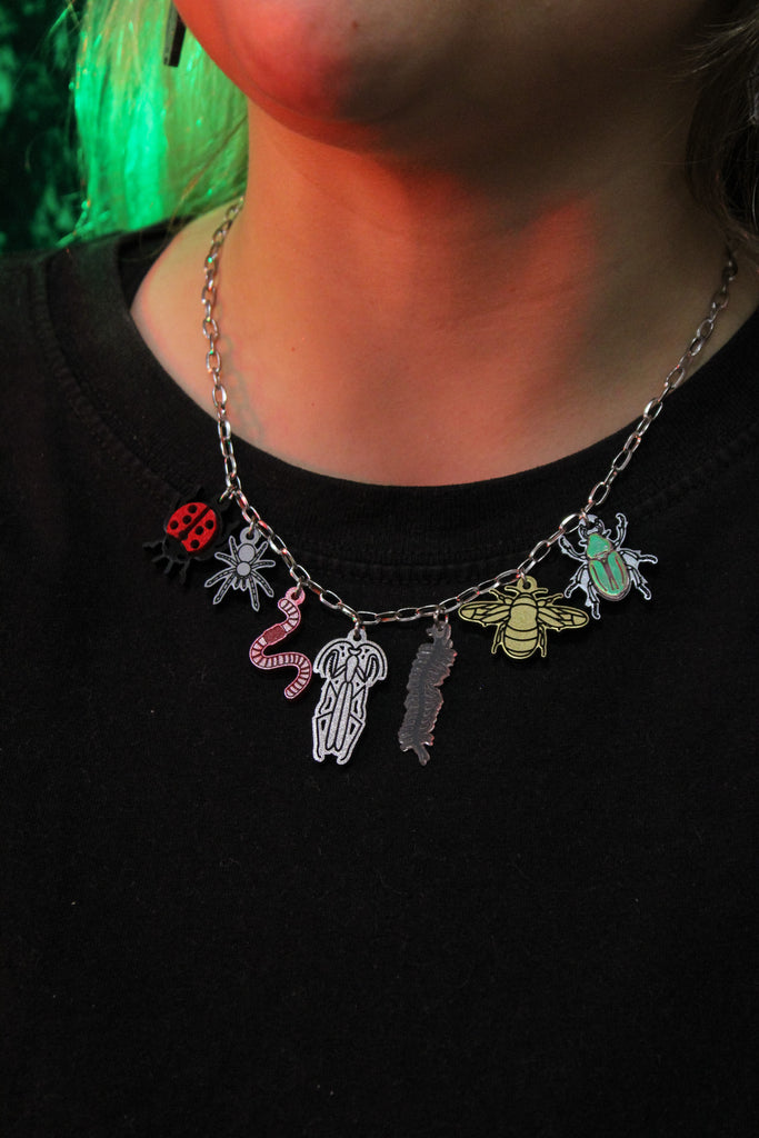 The Beasties Charm Necklace - Sour Cherry