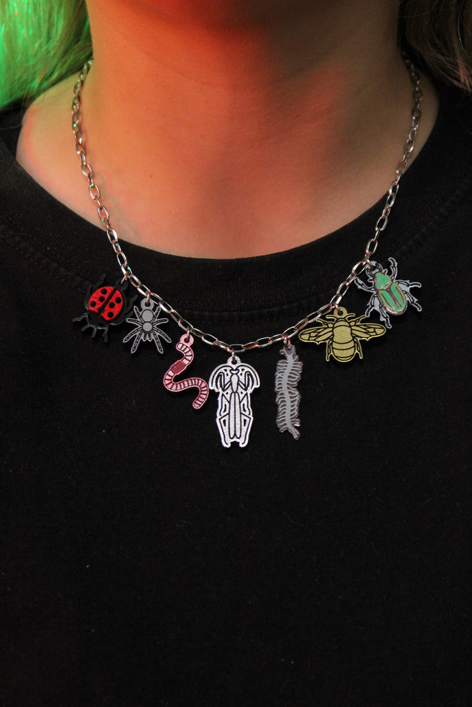 The Beasties Charm Necklace - Sour Cherry