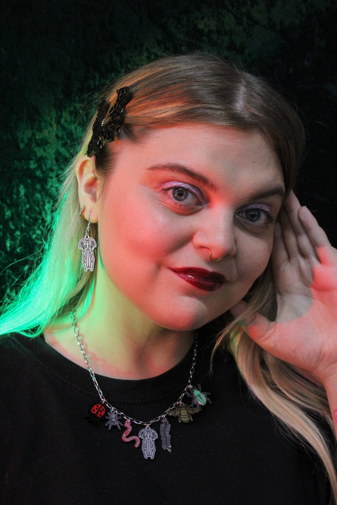 The Beasties Charm Necklace - Sour Cherry