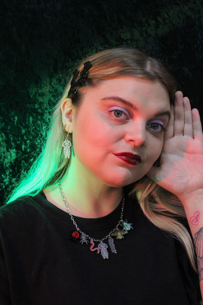 The Beasties Charm Necklace - Sour Cherry