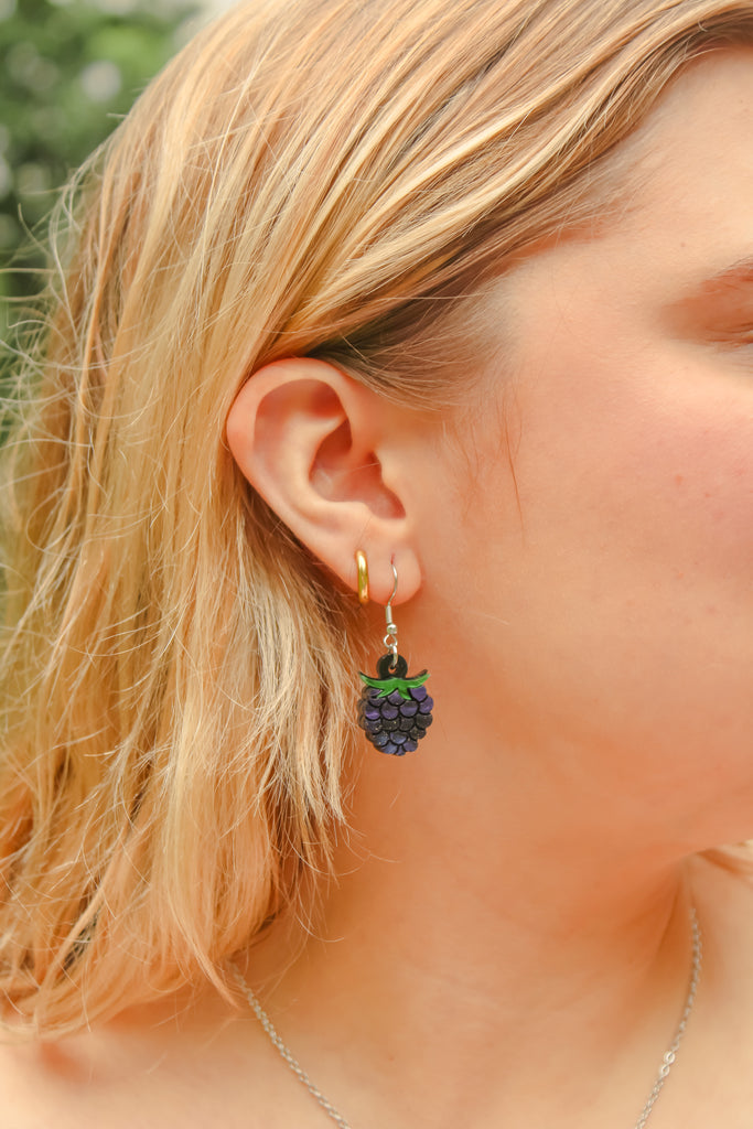 Blackberry Earrings - Sour Cherry