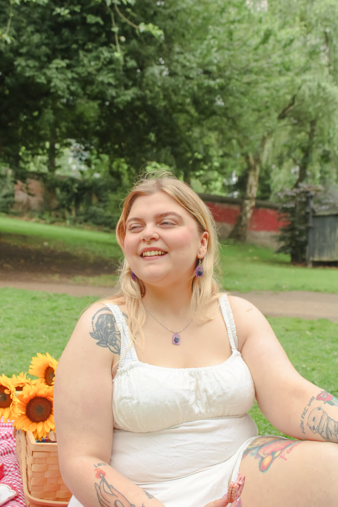 Pump Up The Jam Necklace - Blackberry - Sour Cherry