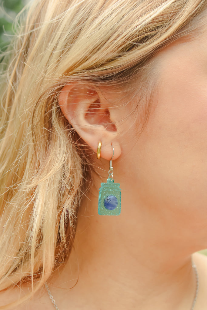 Pump Up The Jam Earrings - Blueberry - Sour Cherry