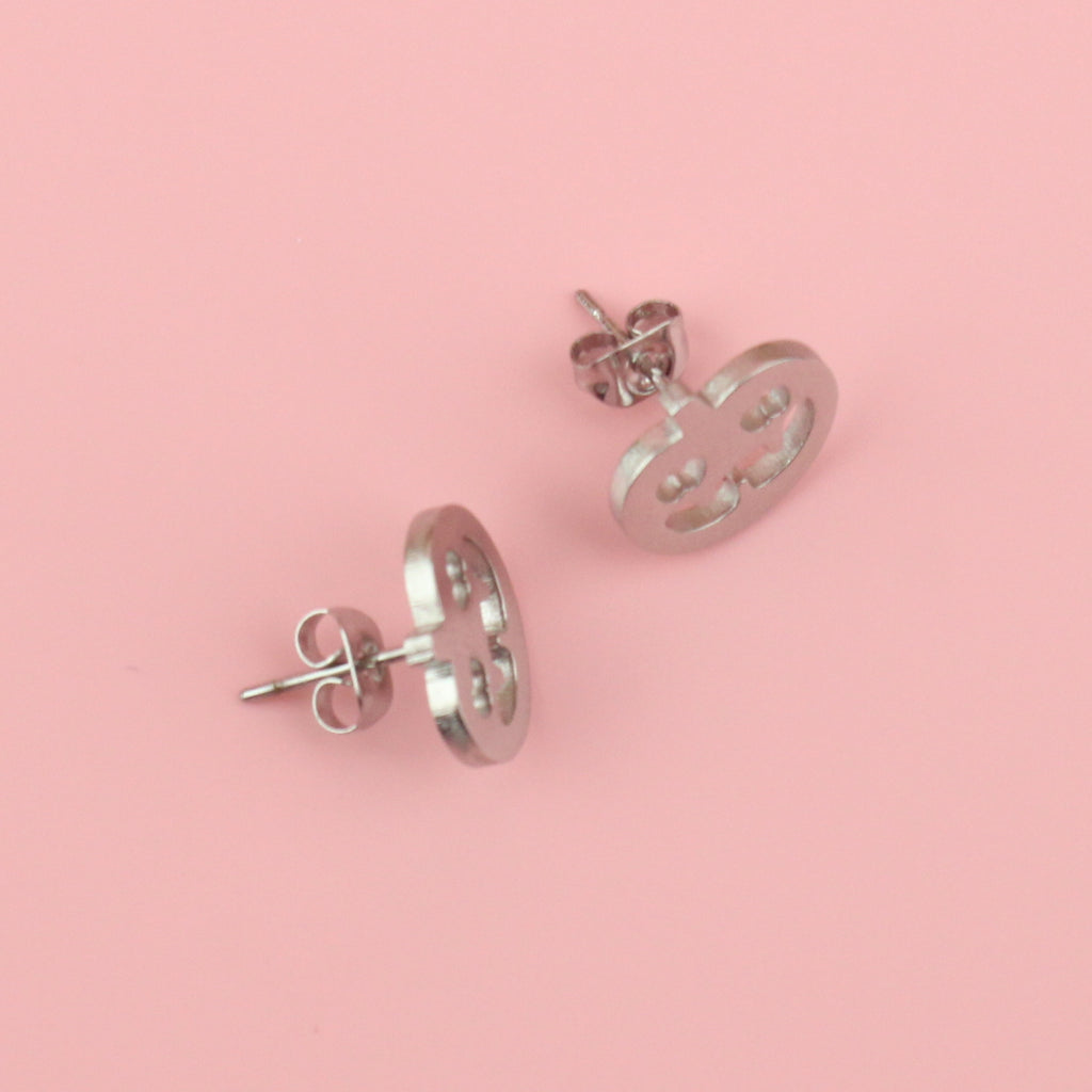 Pumpkin Stud Earrings - Sour Cherry