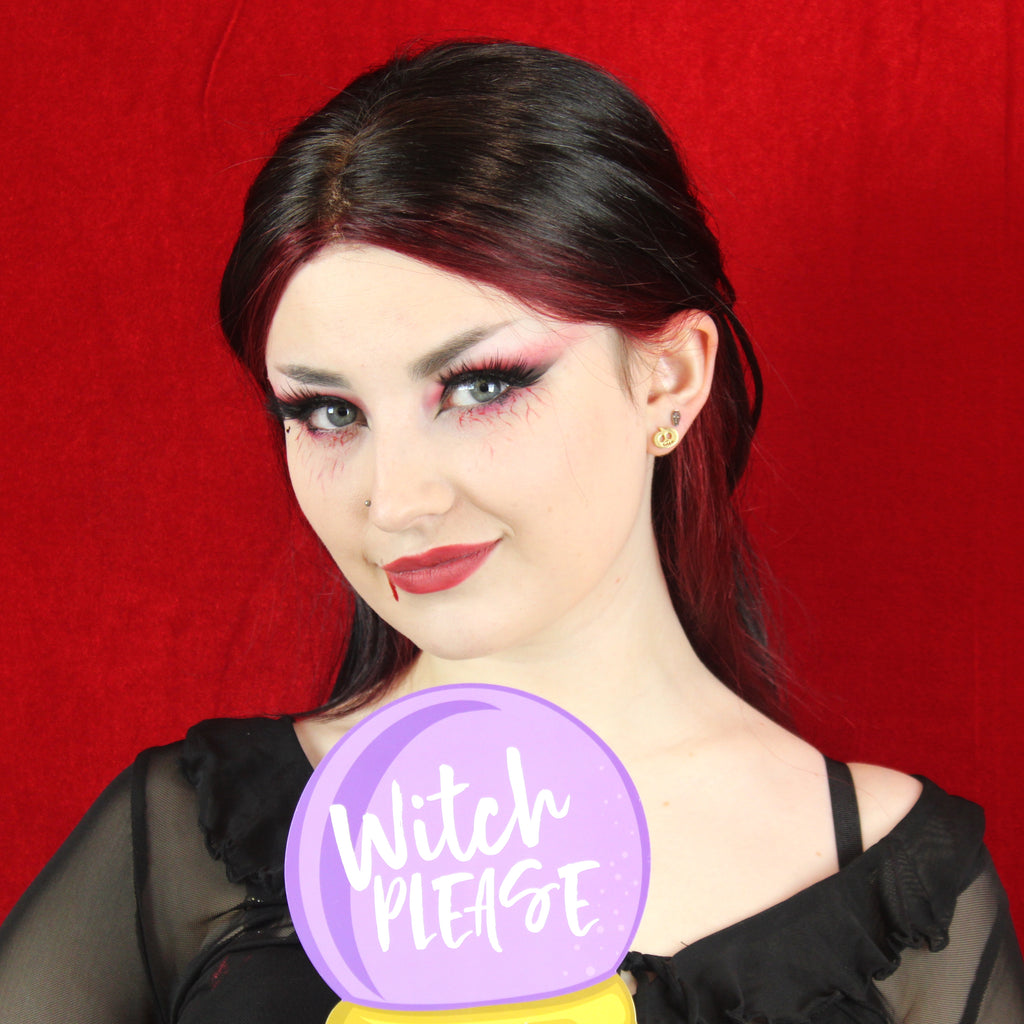 Pumpkin & Ghost Stud Earrings (Gold Plated) - Sour Cherry