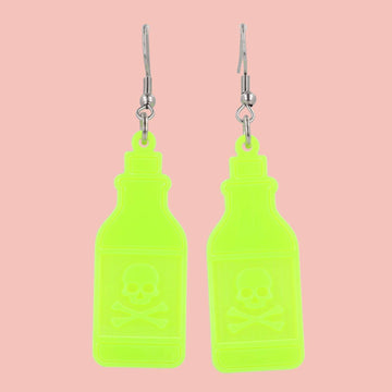 Radioactive Poison Earrings - Sour Cherry