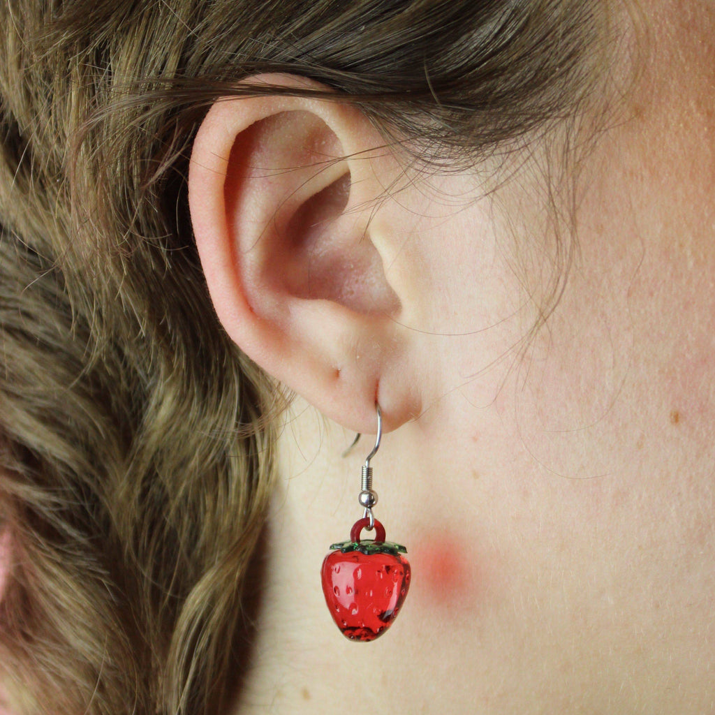 Red Berry Nice Earrings - Sour Cherry