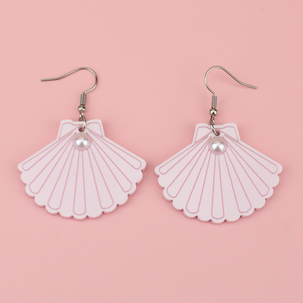 She Sells Sea Shell Earrings - Sour Cherry