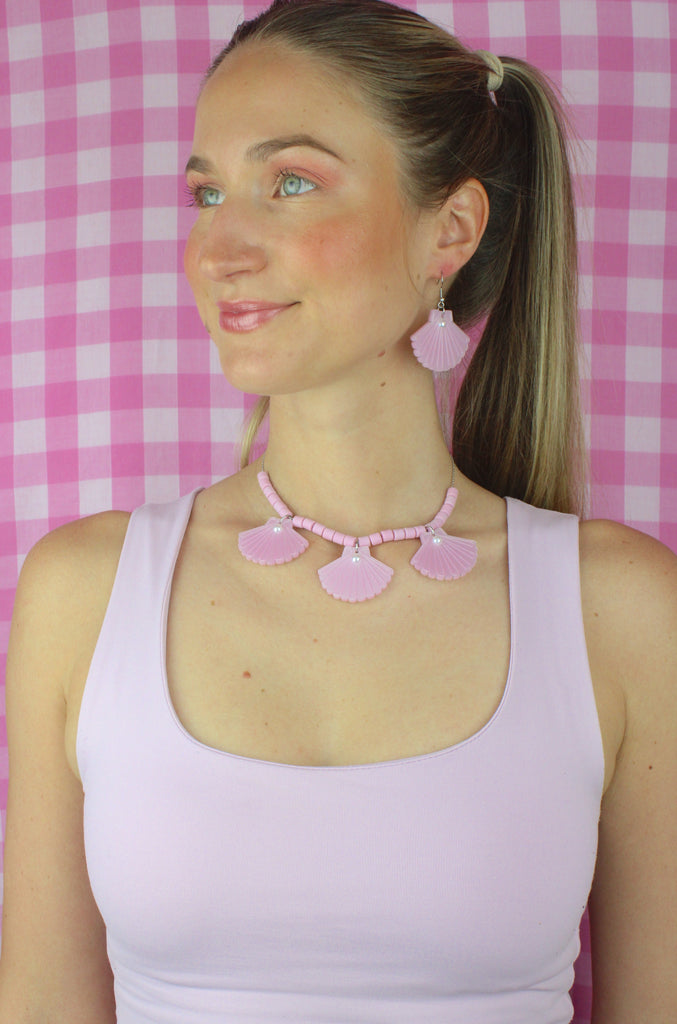 She Sells Sea Shell Earrings - Sour Cherry