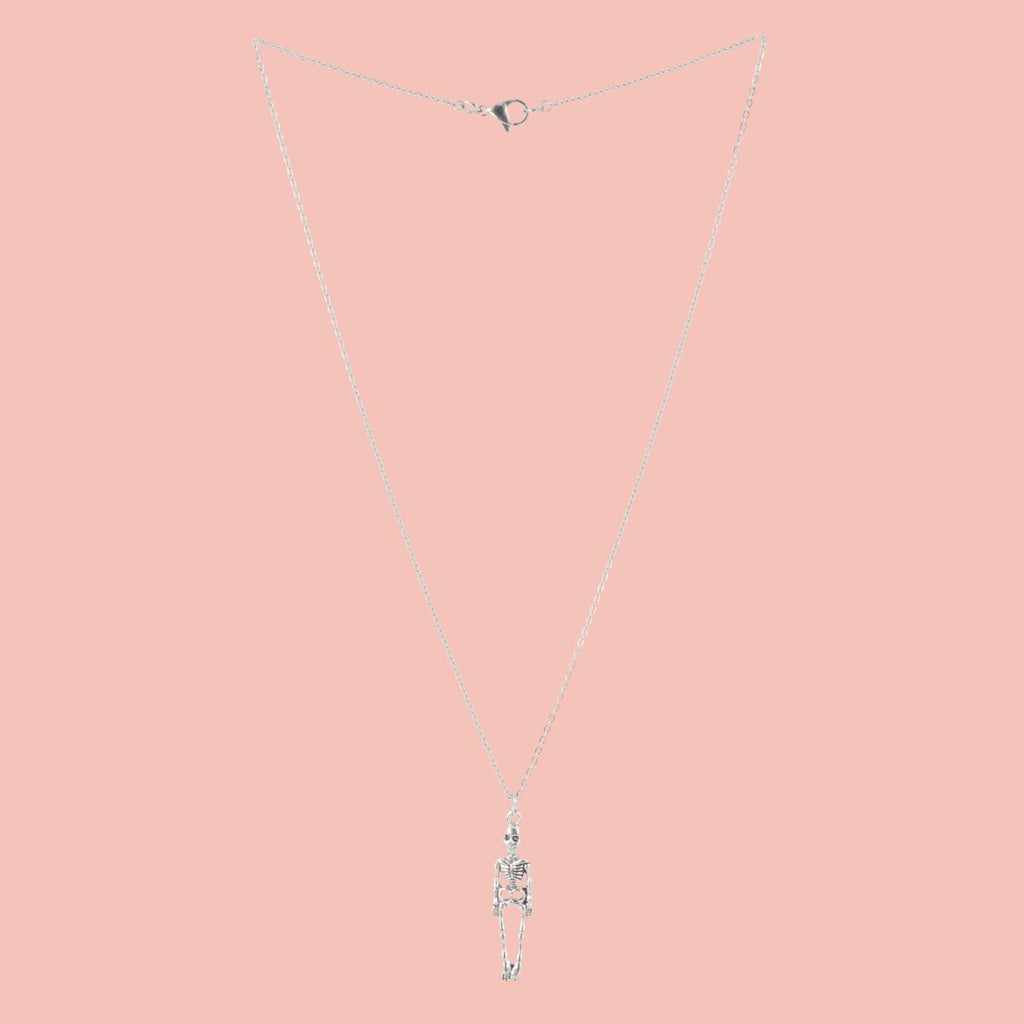 Skeleton Necklace - Sour Cherry