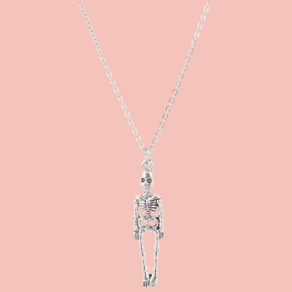 Skeleton Necklace - Sour Cherry