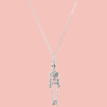 Skeleton Necklace - Sour Cherry