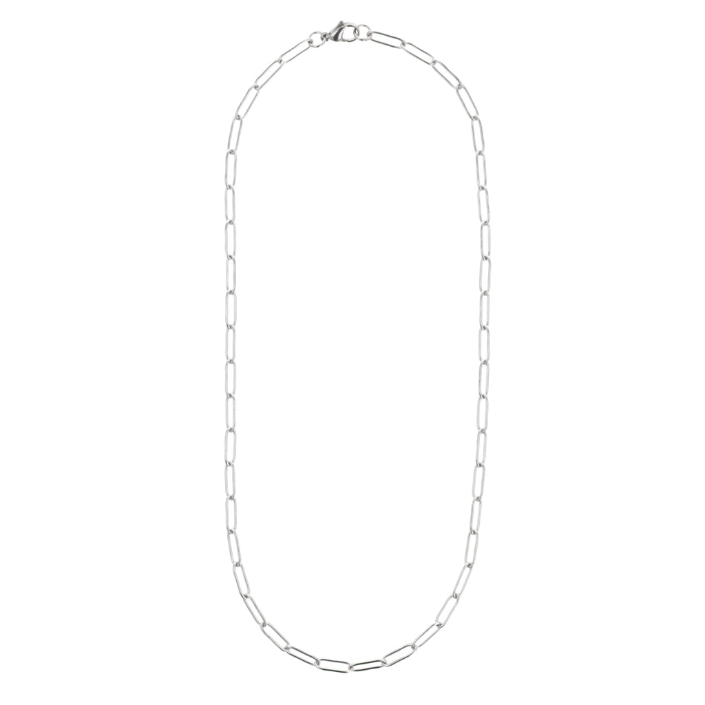 Slim Oval Link Chain Necklace - Sour Cherry