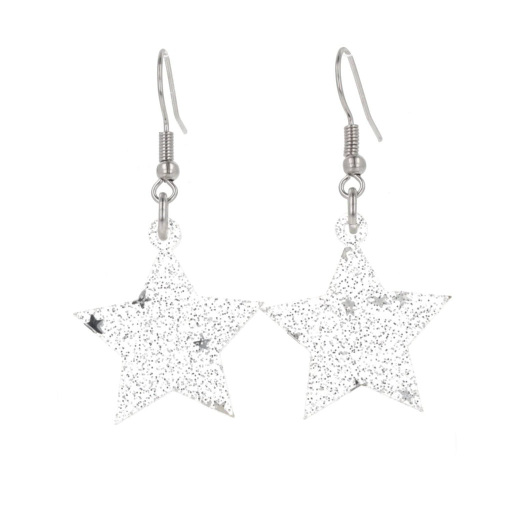 Small Stars Are Blind Earrings - Sour Cherry