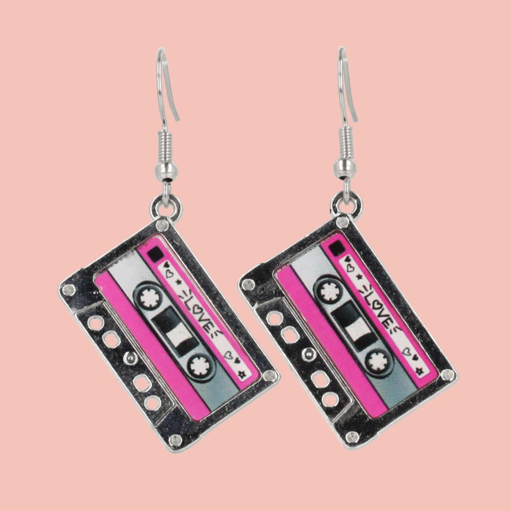 Mix Tape Earrings - Sour Cherry
