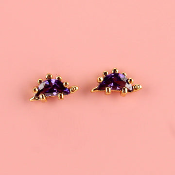 Stegosaurus Stud Earrings – Sour Cherry