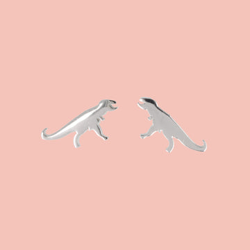 T-Rex Stud Earrings - Sour Cherry