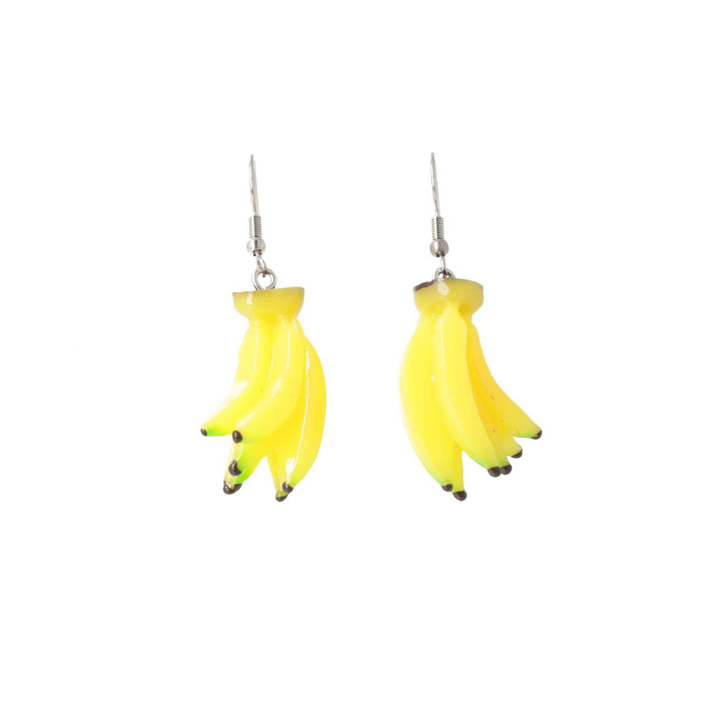That's B-A-N-A-N-A-S Earrings - Sour Cherry