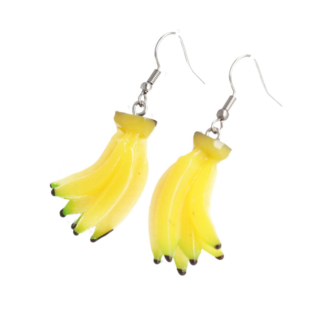 That's B-A-N-A-N-A-S Earrings - Sour Cherry