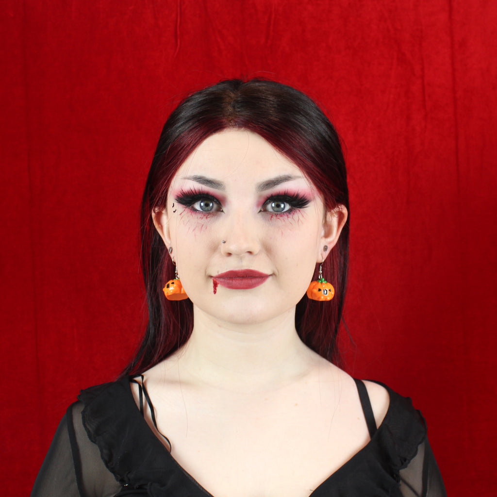 The Wailing Pumpkins Earrings - Sour Cherry