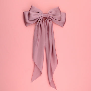 The Bigger The Bow Hair Clip - Rose Pink - Sour Cherry