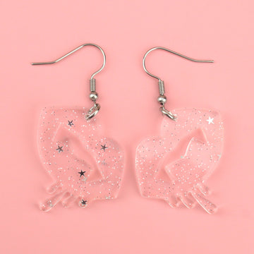 This is the Skin of a Killer Vampire Earrings - Sour Cherry