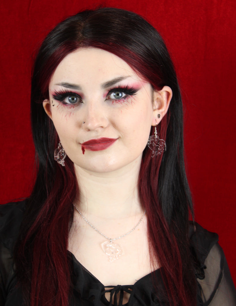 This is the Skin of a Killer Vampire Necklace - Sour Cherry