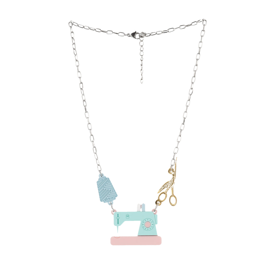 Thready Set Go Necklace - Sour Cherry