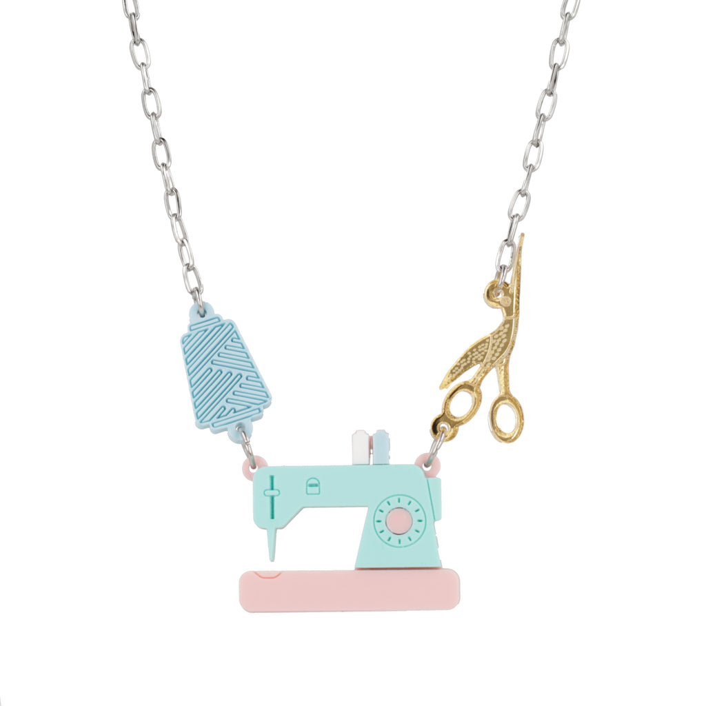 Thready Set Go Necklace - Sour Cherry