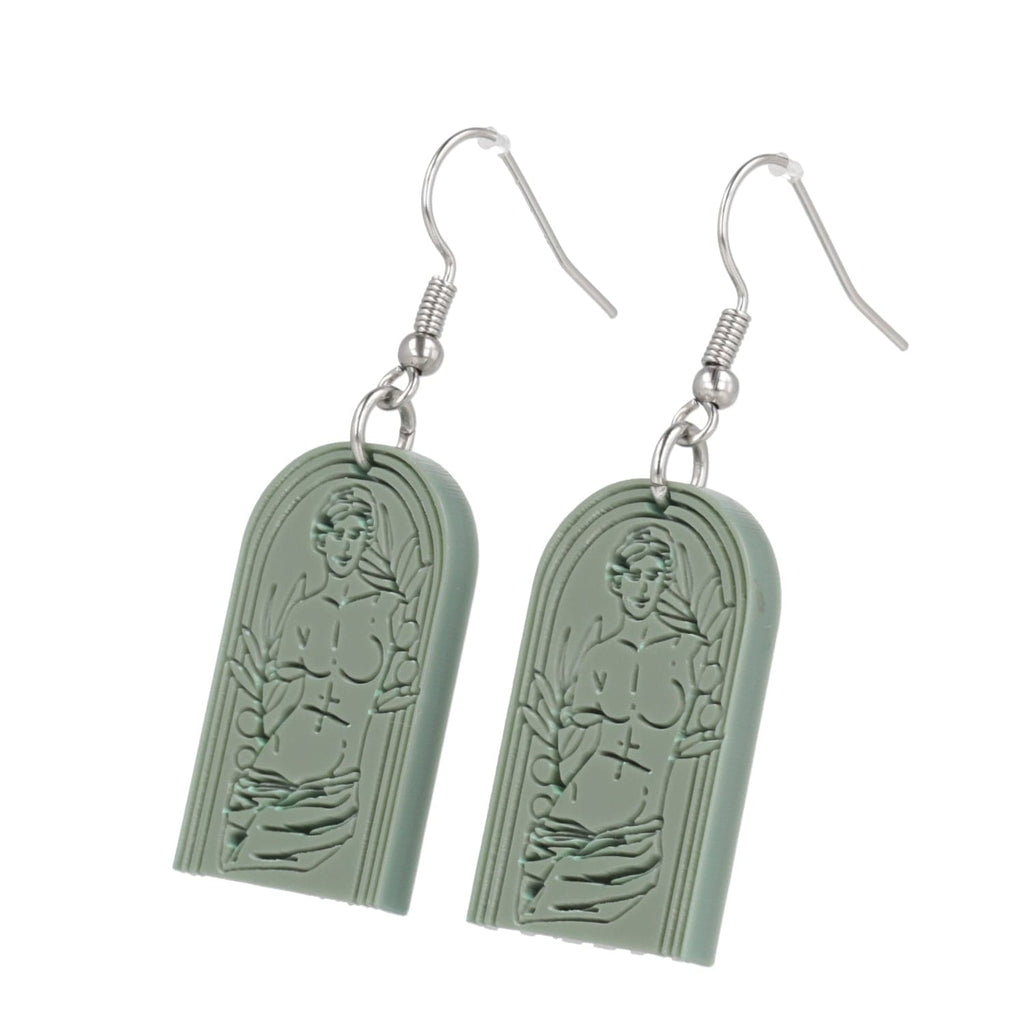Venus De Milo Earrings - Sage Green - Sour Cherry