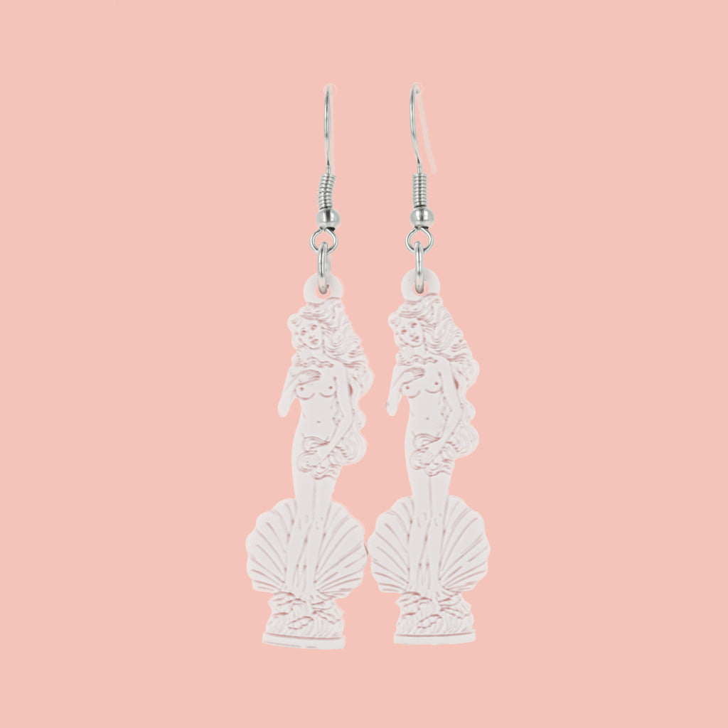 Birth of Venus Body Earrings - Marshmallow Pink - Sour Cherry