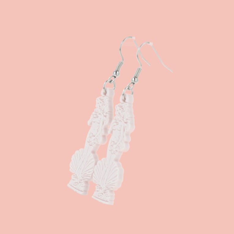 Birth of Venus Body Earrings - Marshmallow Pink - Sour Cherry