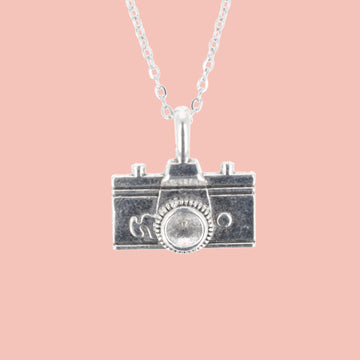 Vintage Camera Necklace - Sour Cherry