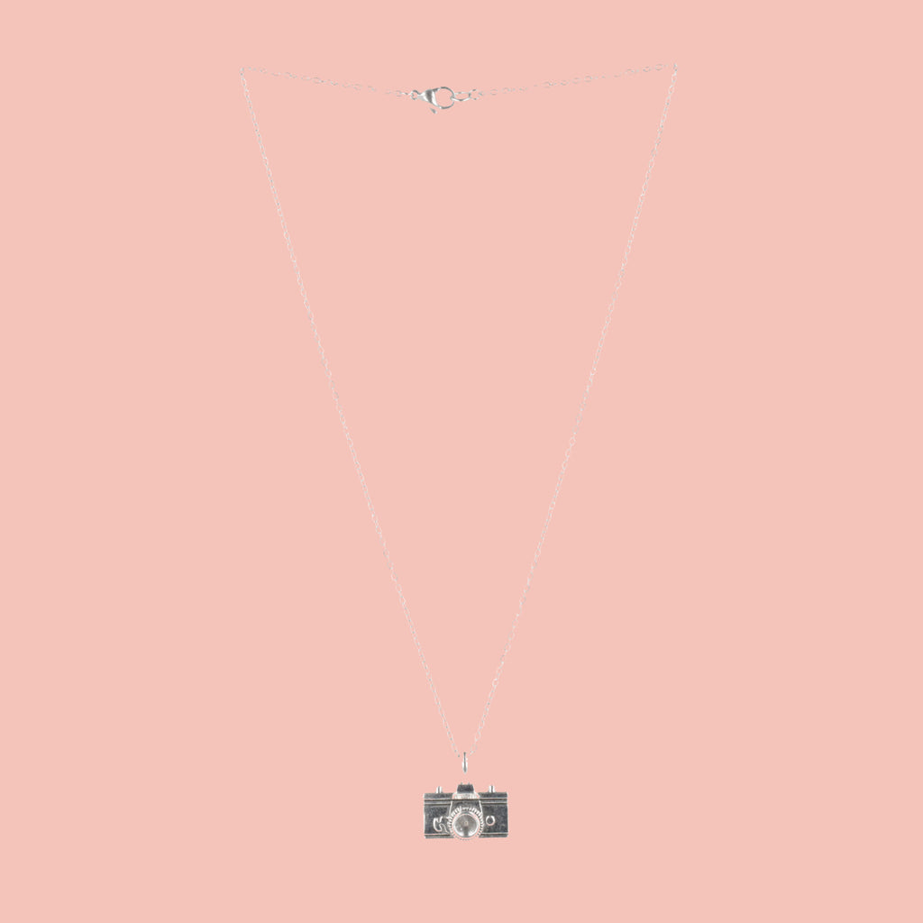 Vintage Camera Necklace - Sour Cherry