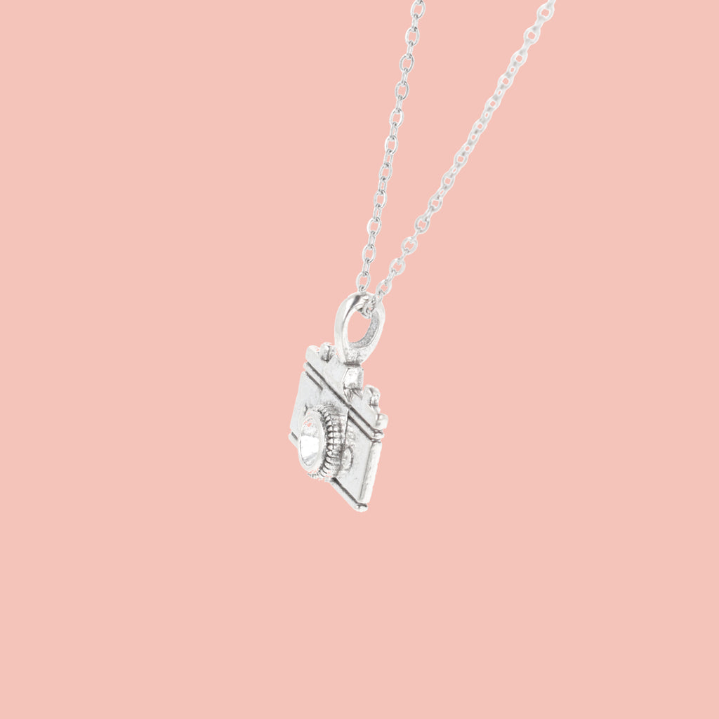Vintage Camera Necklace - Sour Cherry