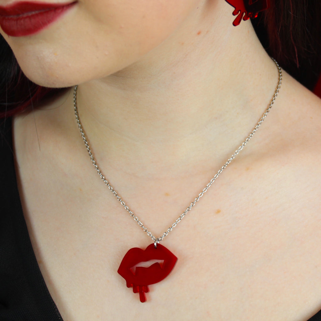 What Would Buffy Do? Necklace - Sour Cherry