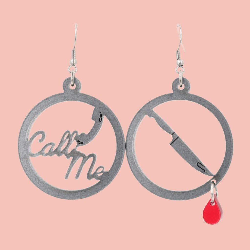 What's Your Favourite Movie? Earrings - Sour Cherry