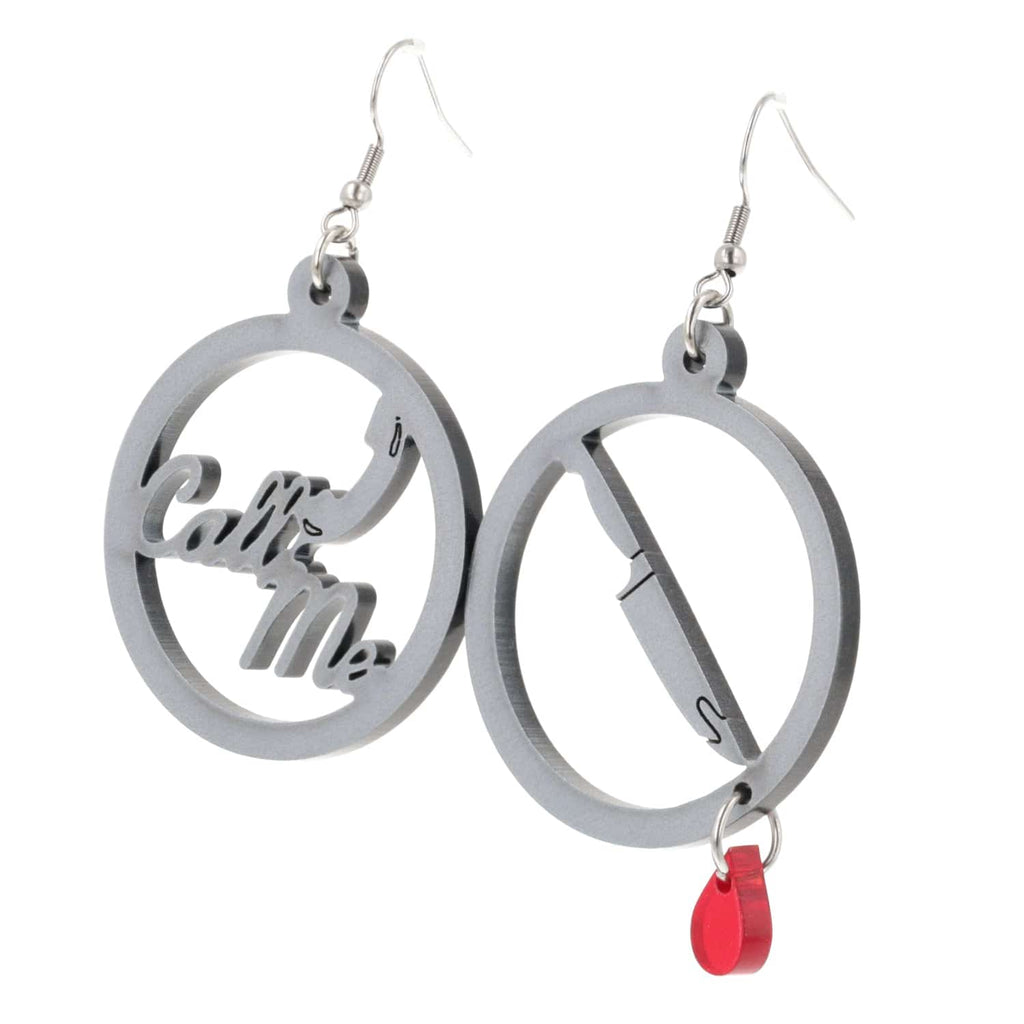 What's Your Favourite Movie? Earrings - Sour Cherry