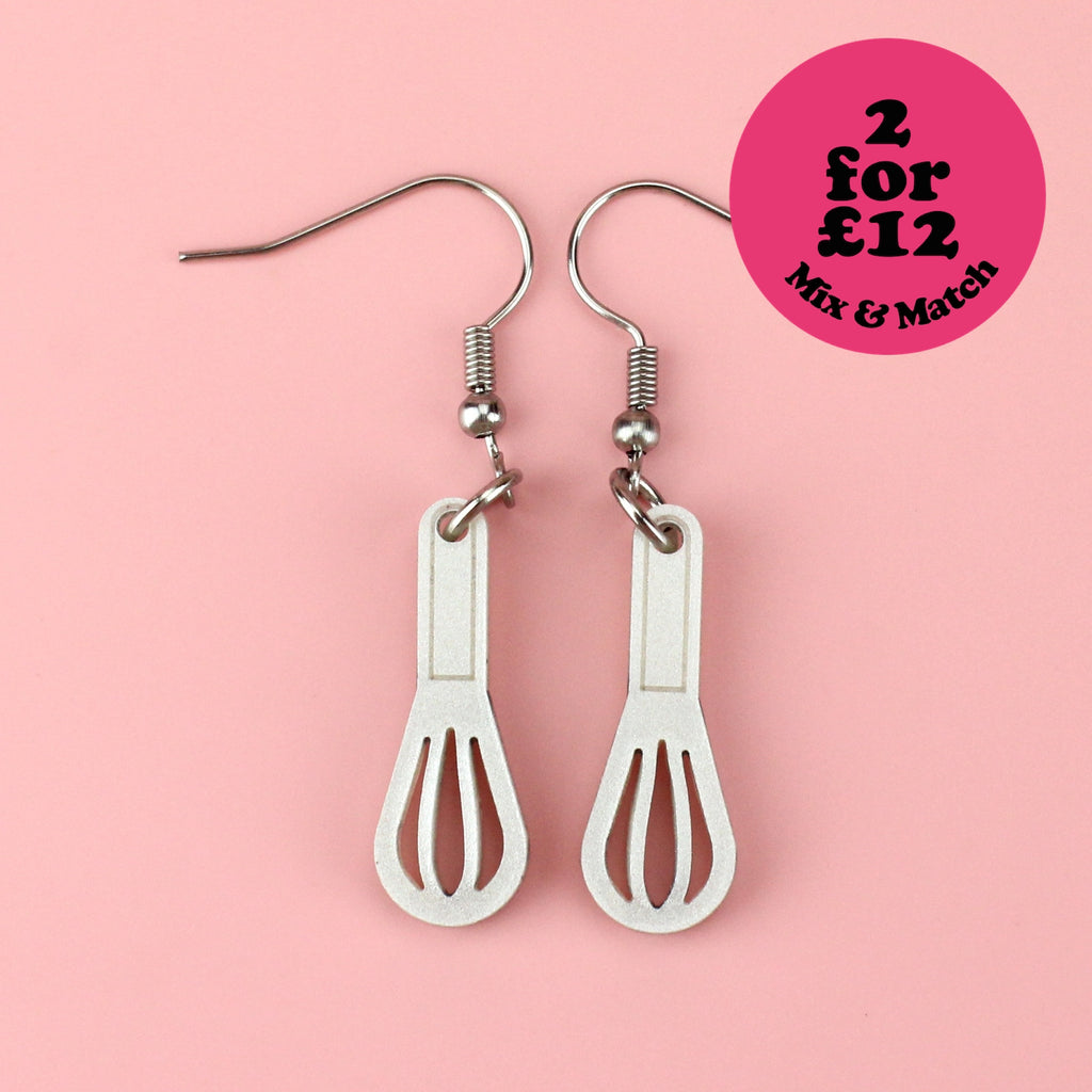 Whisk Earrings - Sour Cherry