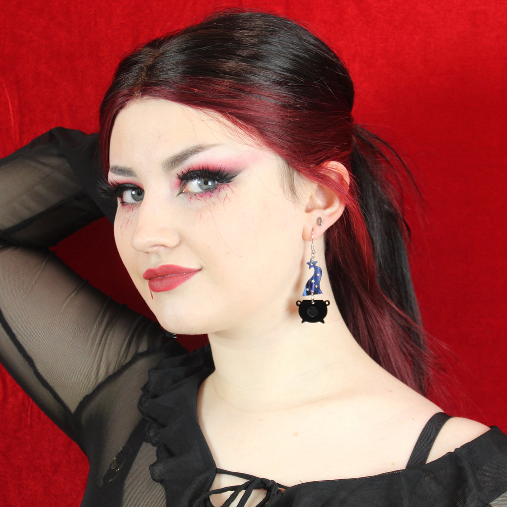 Witches' Brew Earrings - Sour Cherry