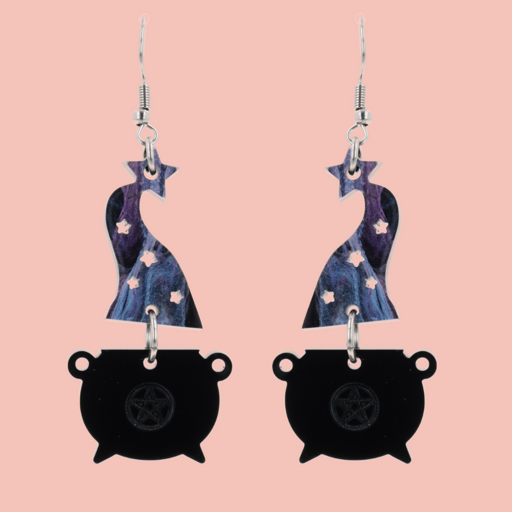 Witches' Brew Earrings - Sour Cherry